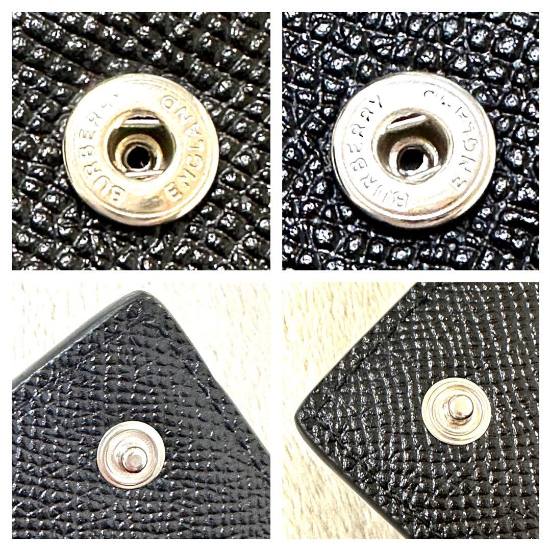 BURBERRY バーバリー TBロゴ 6連キーケース ブラック 黒 レザー