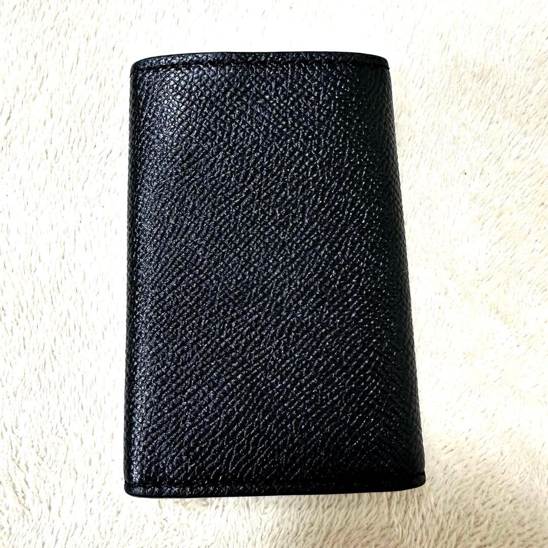 BURBERRY バーバリー TBロゴ 6連キーケース ブラック 黒 レザー