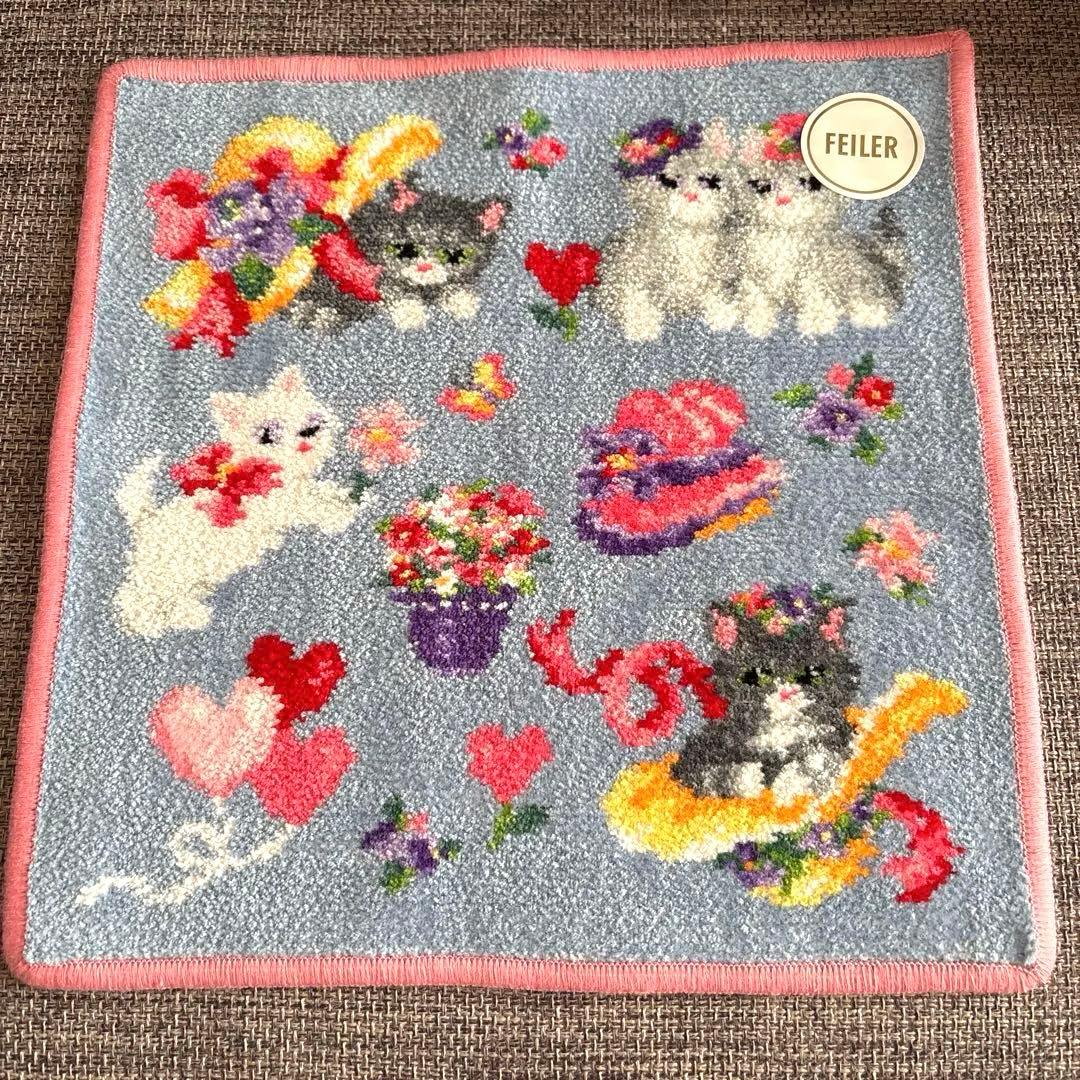 フェイラー　モンプティシャ　2点セット　ハンカチ　ミニポーチ