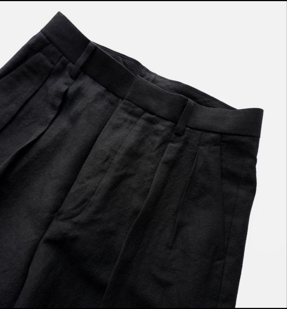 【Nikki】W/LI 2TUCK WIDE TAPERED　スラックス