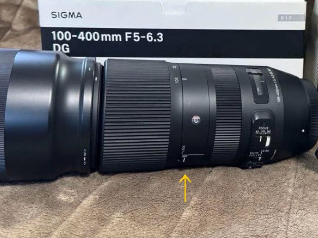 SIGMA 100-400mm F5-6.3 DG レンズ　キャノン