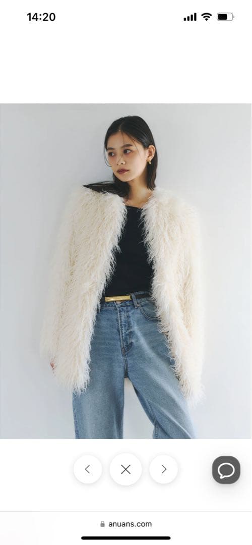 サムさんさま専用！！ anuans ボリュームファーコート