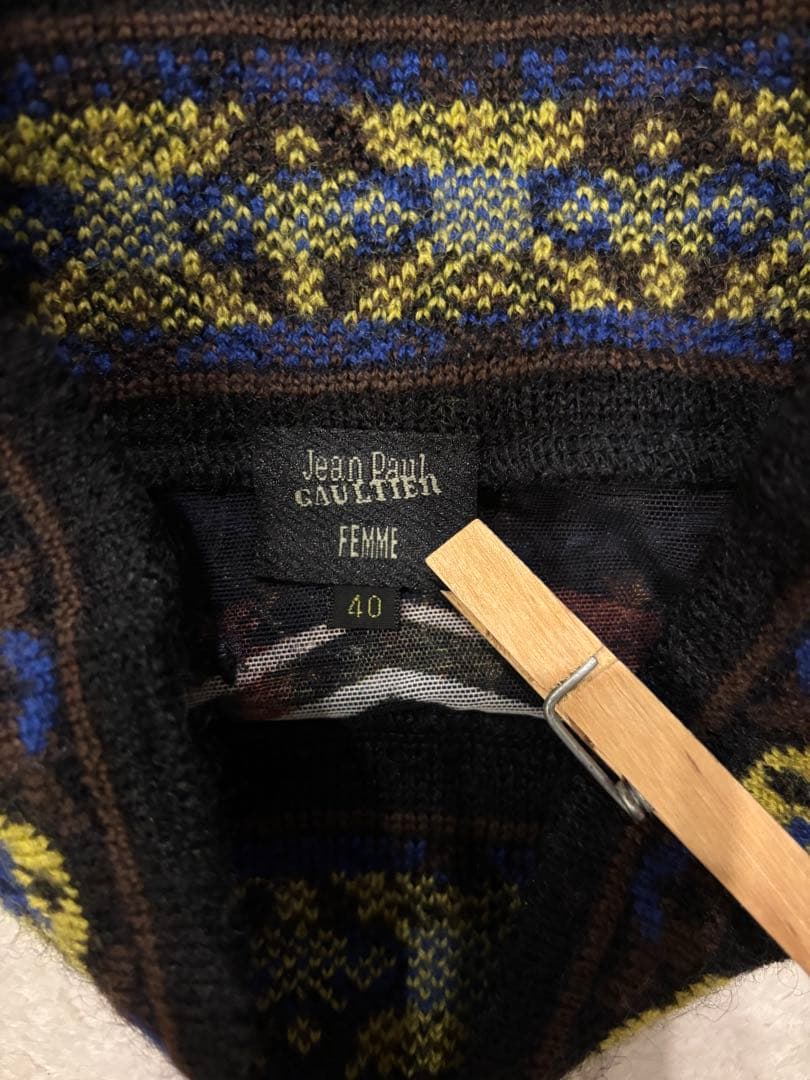 Jean Paul Gaultier パワーネット　ハイネック 40