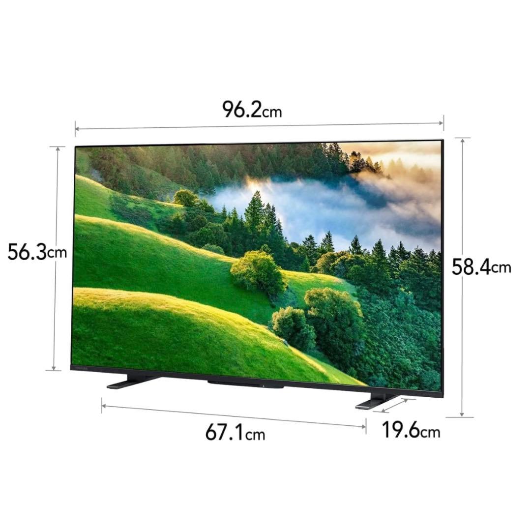 ☆東芝 REGZA(レグザ) 43M550L 2番組同時録画 4K液晶テレビ ☆