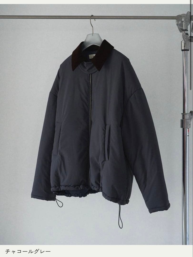 ジャケット・アウター anuke Velour Collar Blouzon38 Gray