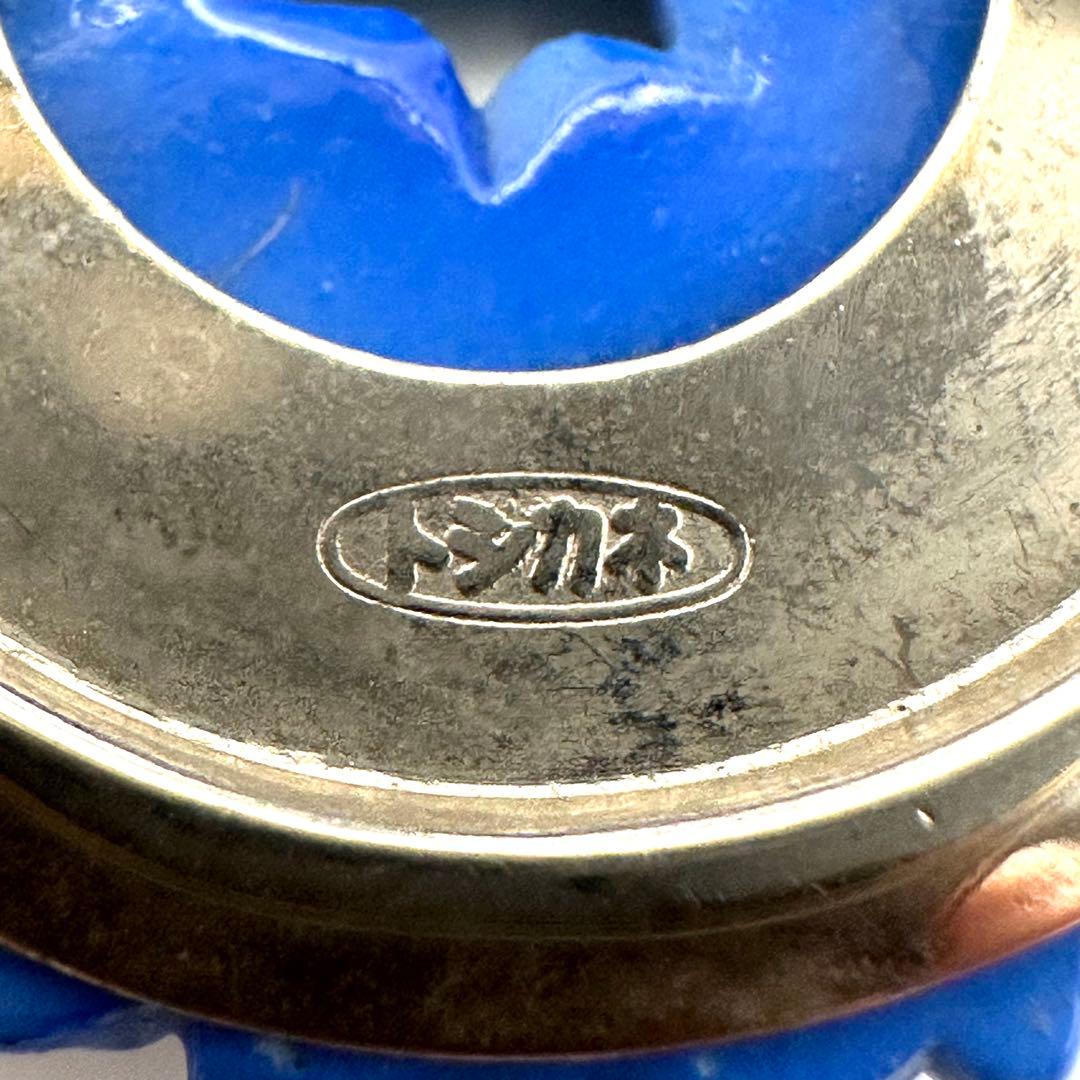 【美品】俊兼 トシカネ ブローチ 有田焼 フラワー ブルー