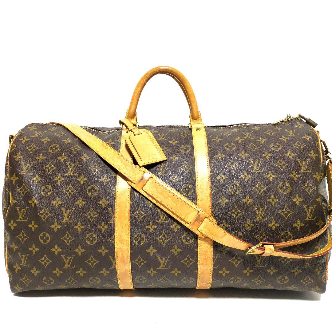 ルイヴィトン モノグラム キーポル バンドリエール55 ショルダーボストンバッグ