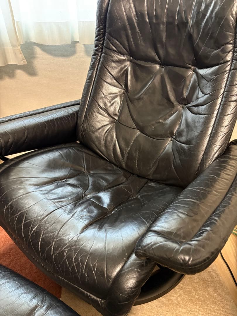 美品 Ｌサイズ エコーネス ロイヤル ブラック ストレスレス②