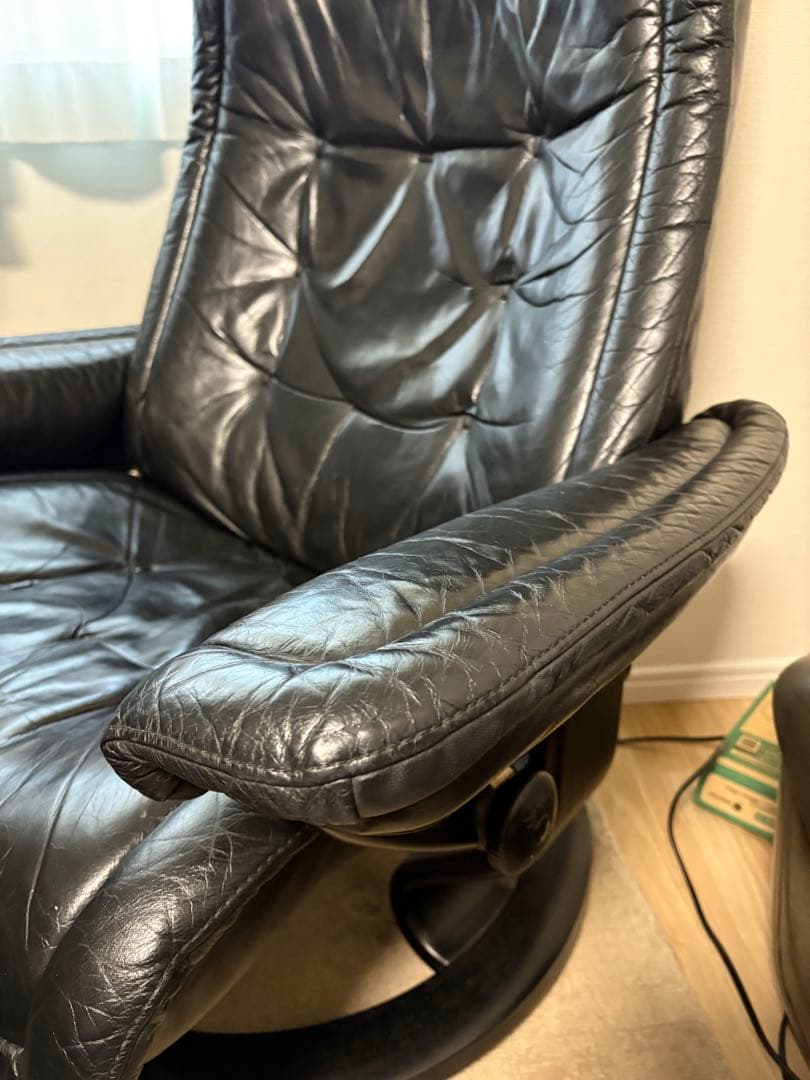 美品 Ｌサイズ エコーネス ロイヤル ブラック ストレスレス②