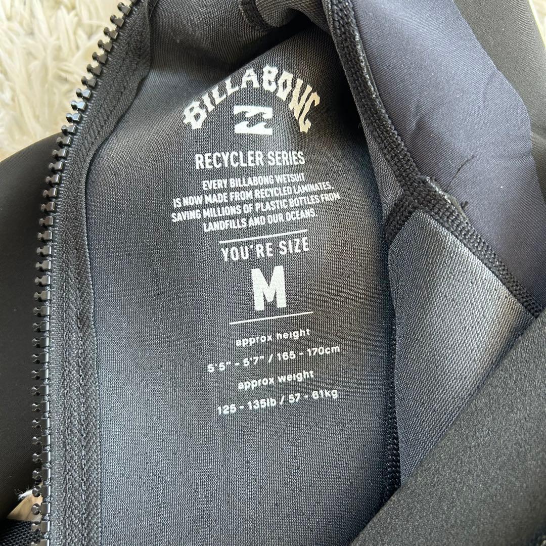 新品 BILLABONG フルスーツ 3×2 mm バックジップ M