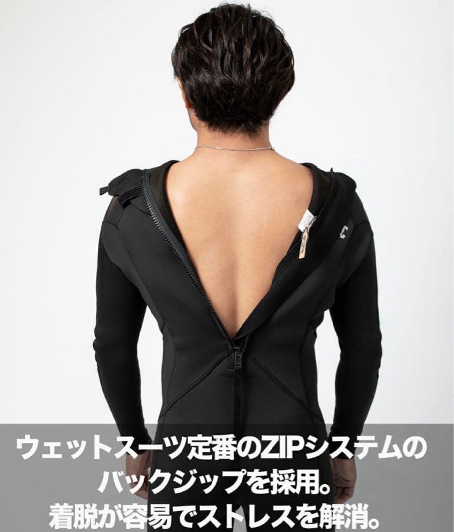 新品 BILLABONG フルスーツ 3×2 mm バックジップ M