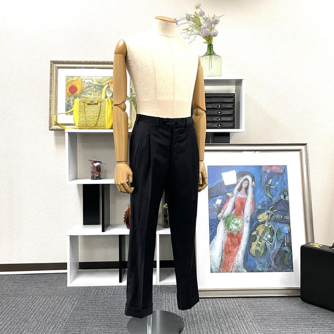 美品 Cesare Attolini スーツ ダブルブレスト ツータック 48