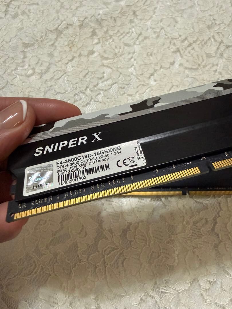 G.SKILL SNIPER X DDR4 3600MHz 8GB×2