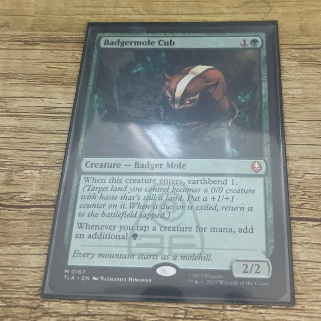 《アナグマモグラの仔/Badgermole Cub》英語版 1枚