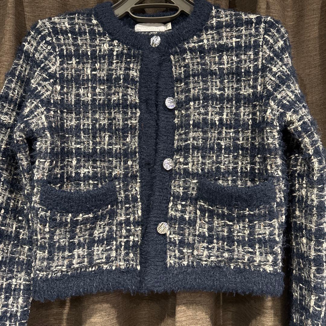 MOUSSY COMPACT KNIT TWEED ジャケット