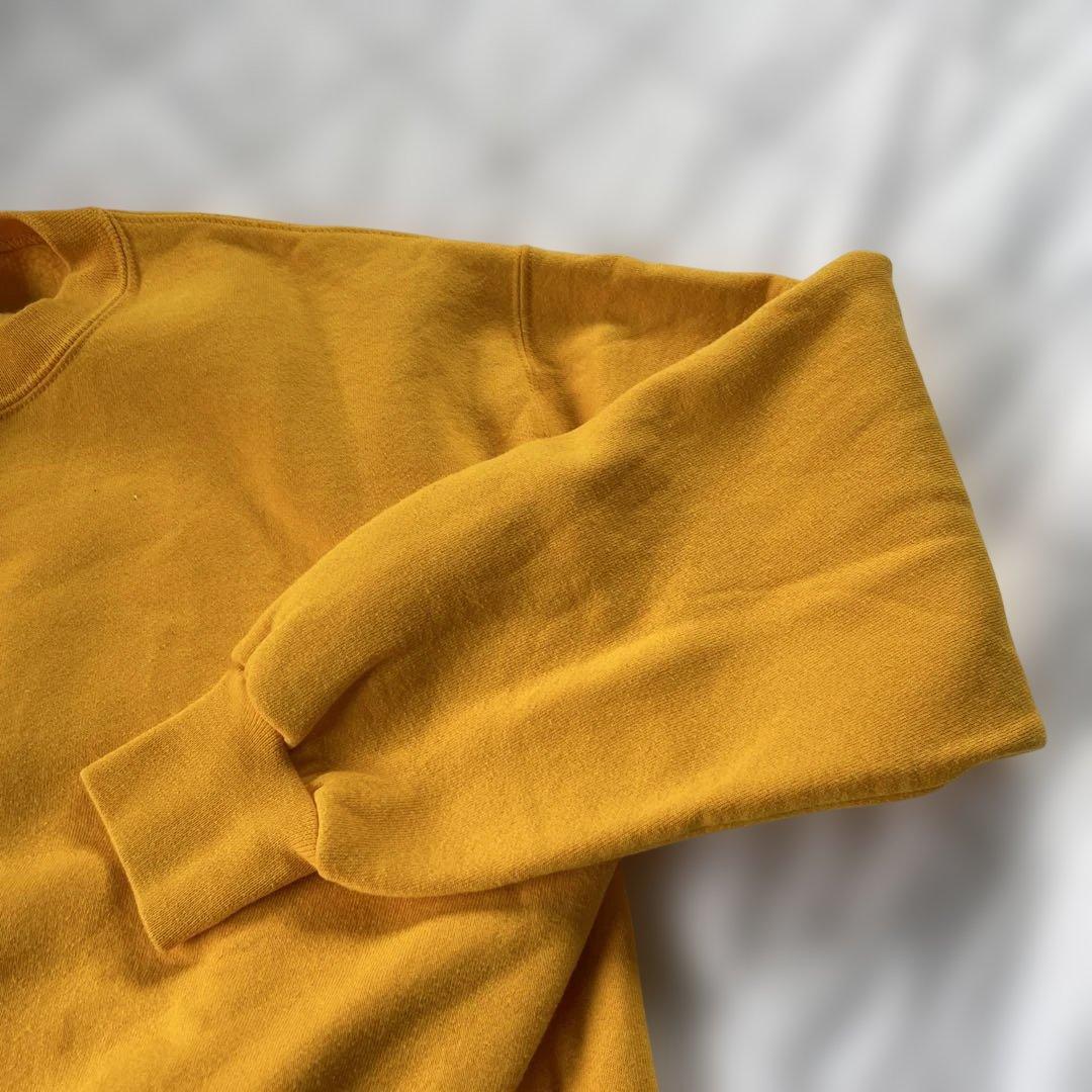 け*ん様 ラッセルアスレチック スウェット トレーナー マスタード L usa製