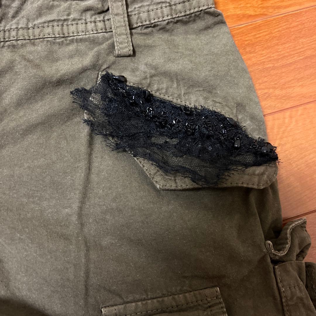 SHARE SPIRIT レース他パーツ付きカーゴパンツ