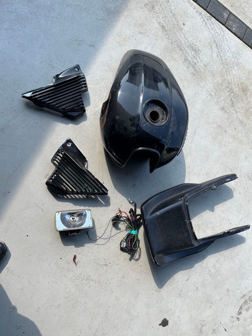 ジモモ さん専用　XJR400R タンクサイドカバー　アウトバーンフォグジャンク