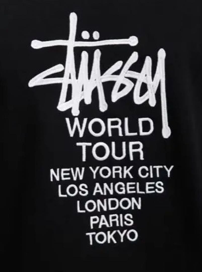 [STUSSY] Solid World Tour Crew ニット セーター