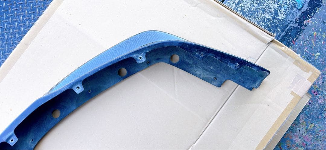 R35 GT-R Kansai SERVICE カーボン フロントリップ 中古