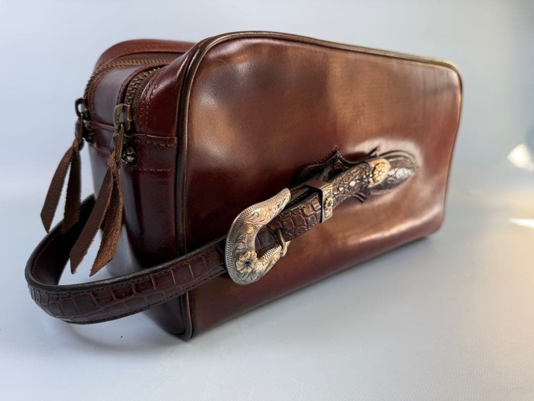 FUNNY製ダブルファスナーセカンドバック2室(Custom Made)