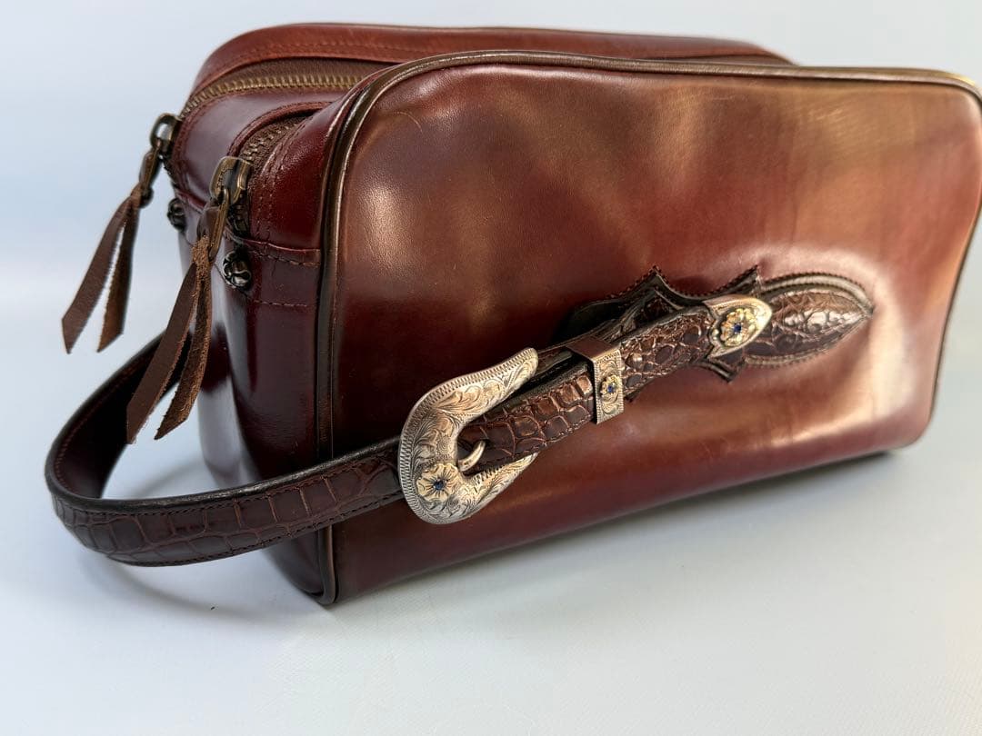 FUNNY製ダブルファスナーセカンドバック2室(Custom Made)