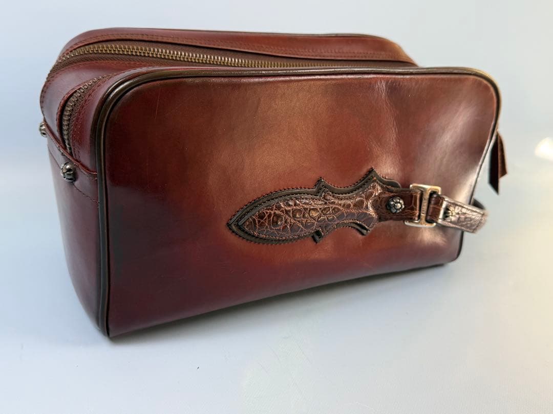 FUNNY製ダブルファスナーセカンドバック2室(Custom Made)