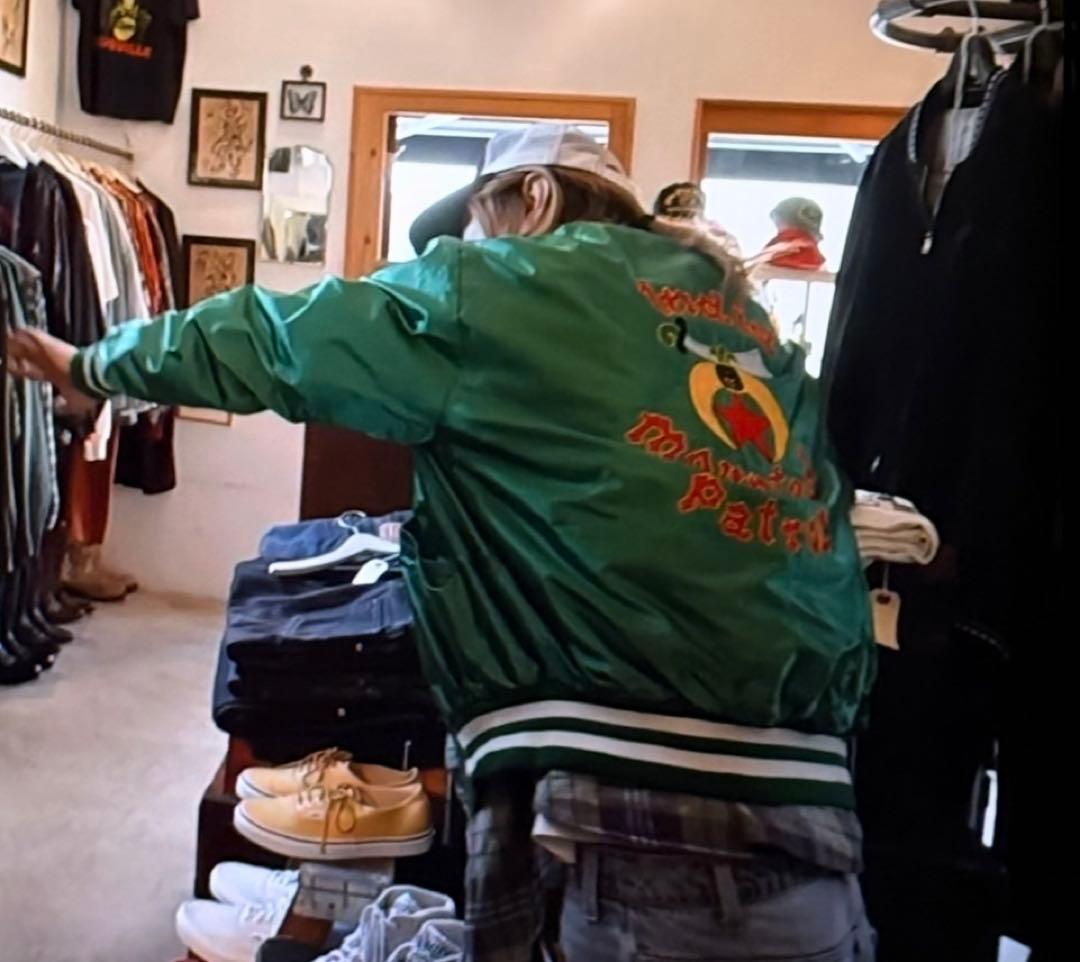 フリーメイソン　サテン　ジャケット　XLスタジャン　清春