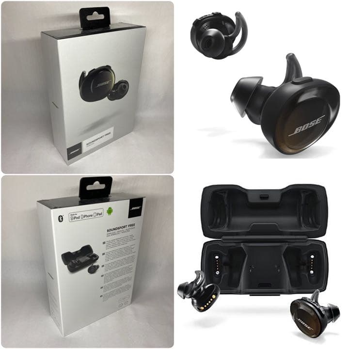 【新品未開封】BOSE SOUNDSPORT FREE BLACK イヤホン