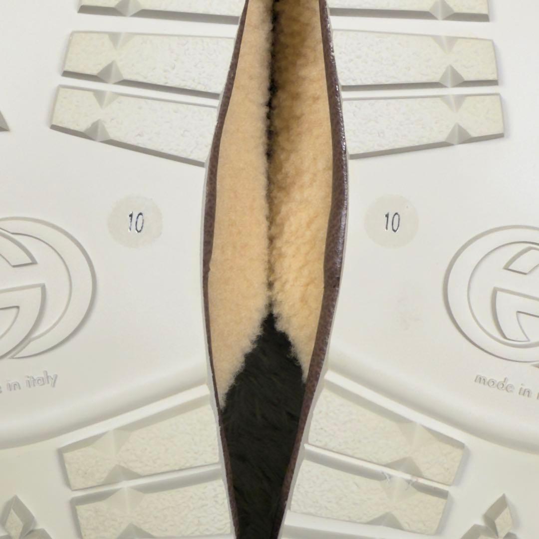 美品✨GUCCIグッチ ノースフェイスコラボボアサンダル ホースビット GG