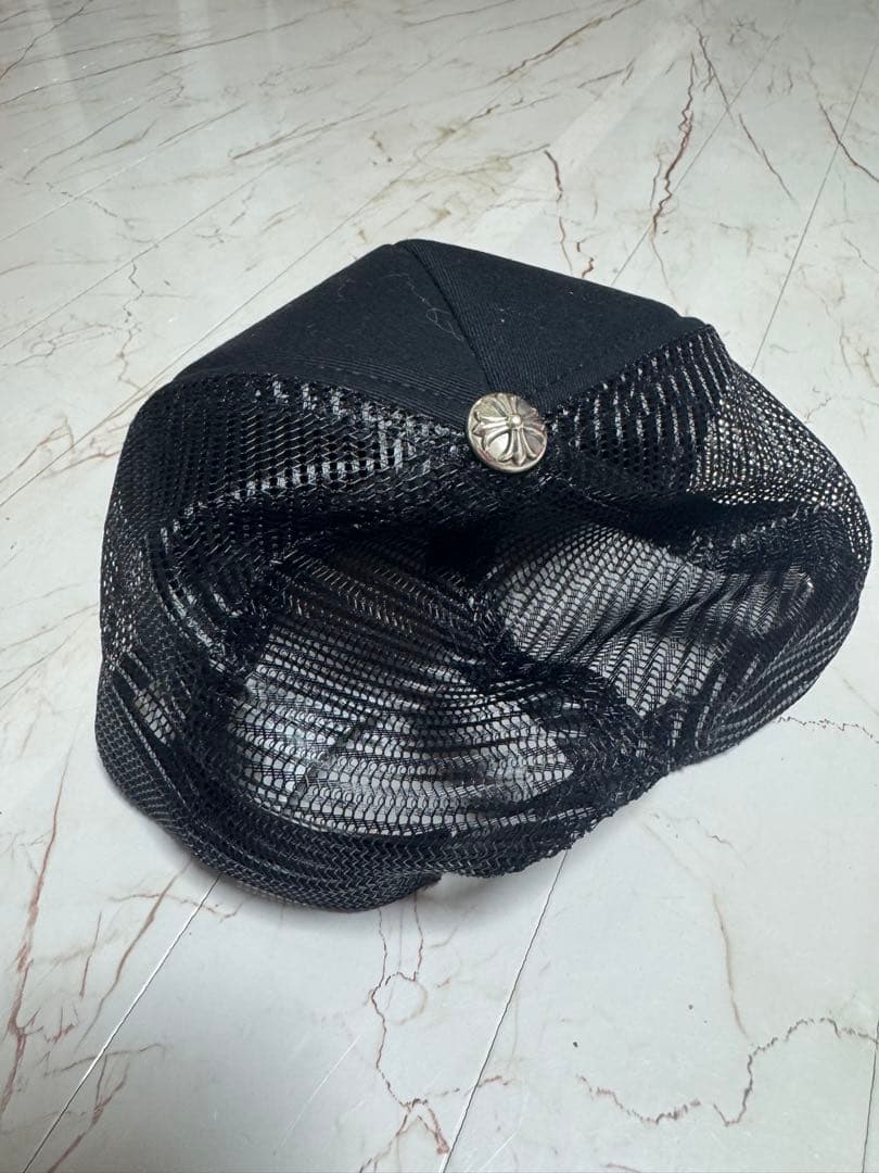 Chrome Hearts 刺繍入り黒キャップ