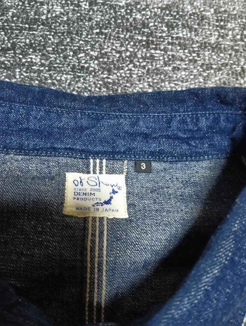 orslow オアスロウ 1950’sモデル　デニムカバーオール サイズ3