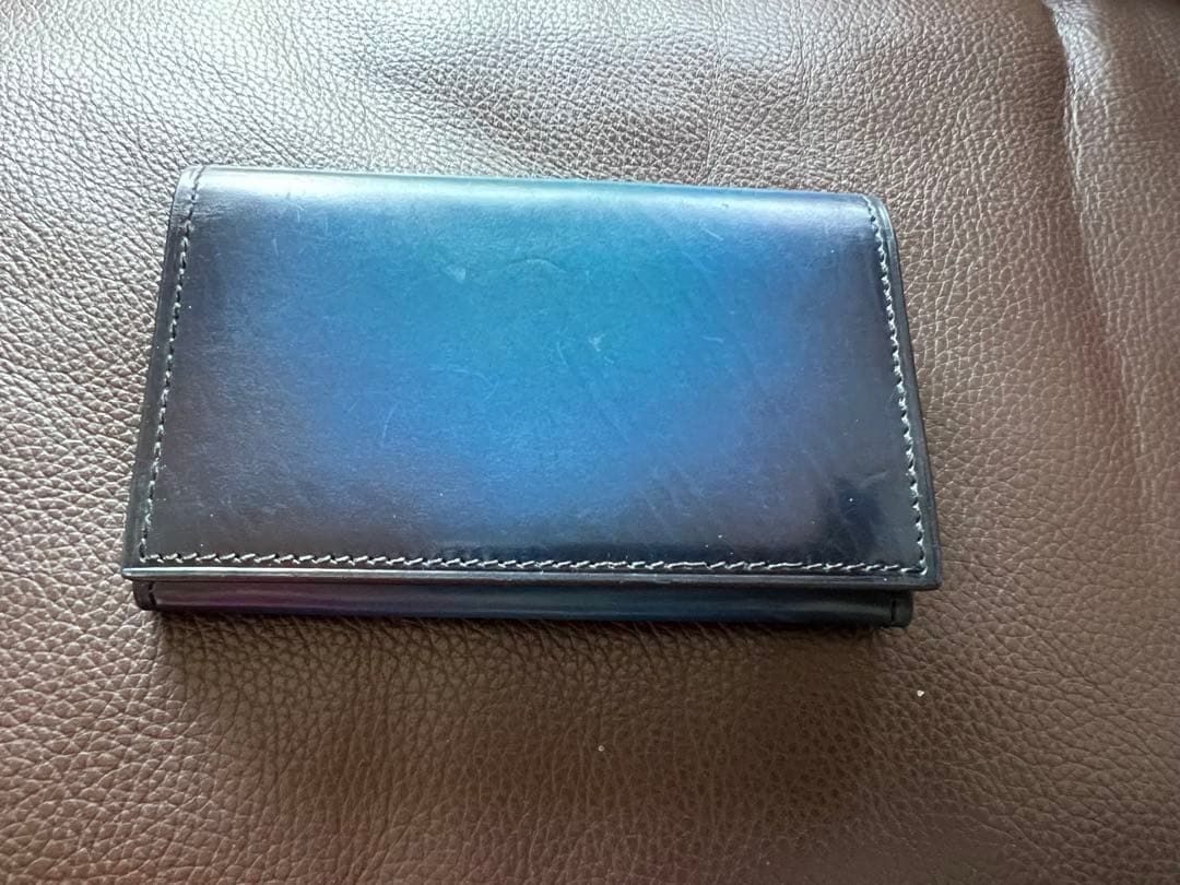 YVP161 名刺入れ 青色のグラデーション