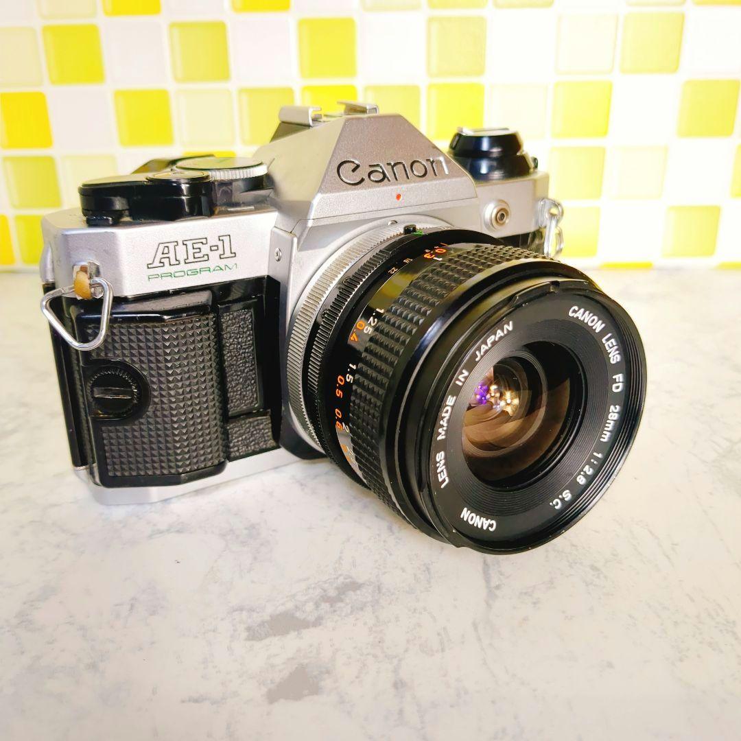 完動品★ Canon AE-1 Program 一眼レフ フィルムカメラ