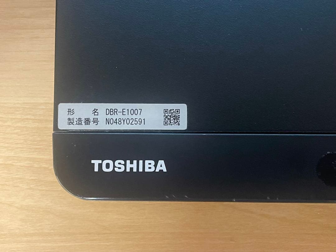 TOSHIBA REGZAブルーレイレコーダー DME-1007