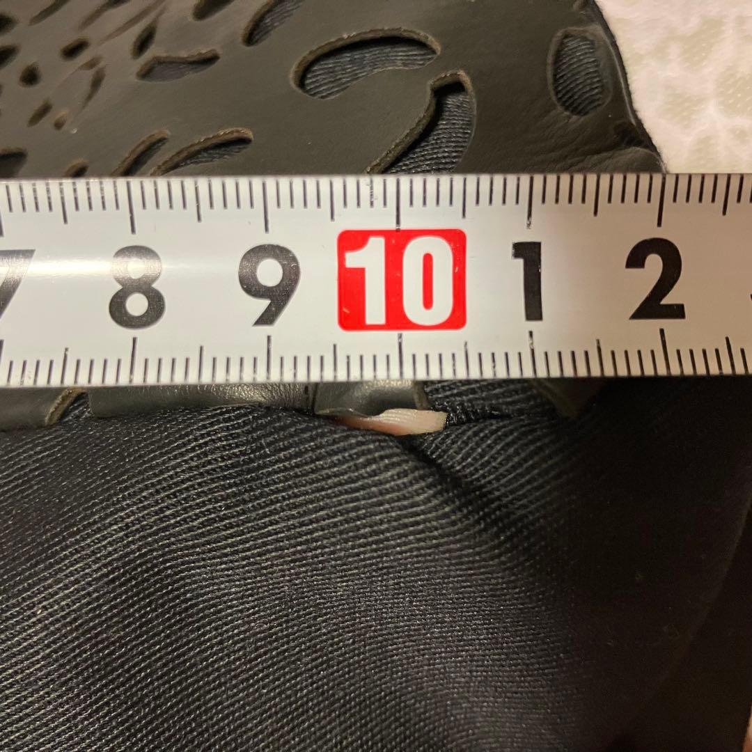 YOHJI YAMAMOTO +NOIR ヨウジヤマモト ベレー帽 本革 レザー