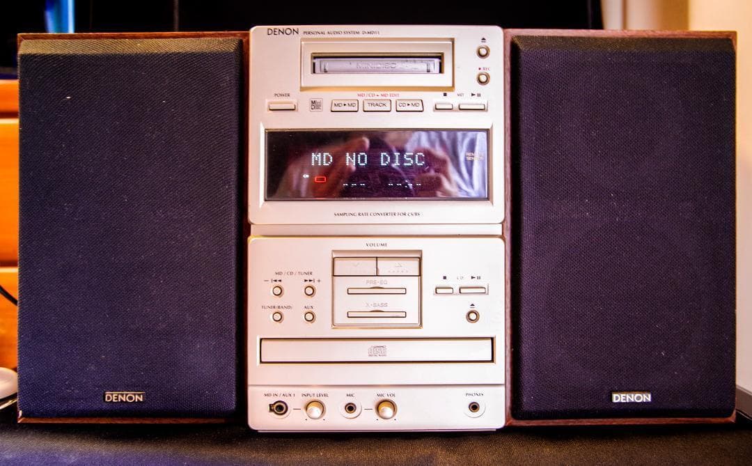 DENON　MD /CD ミニコンポ（USCMD11）（DMD11）