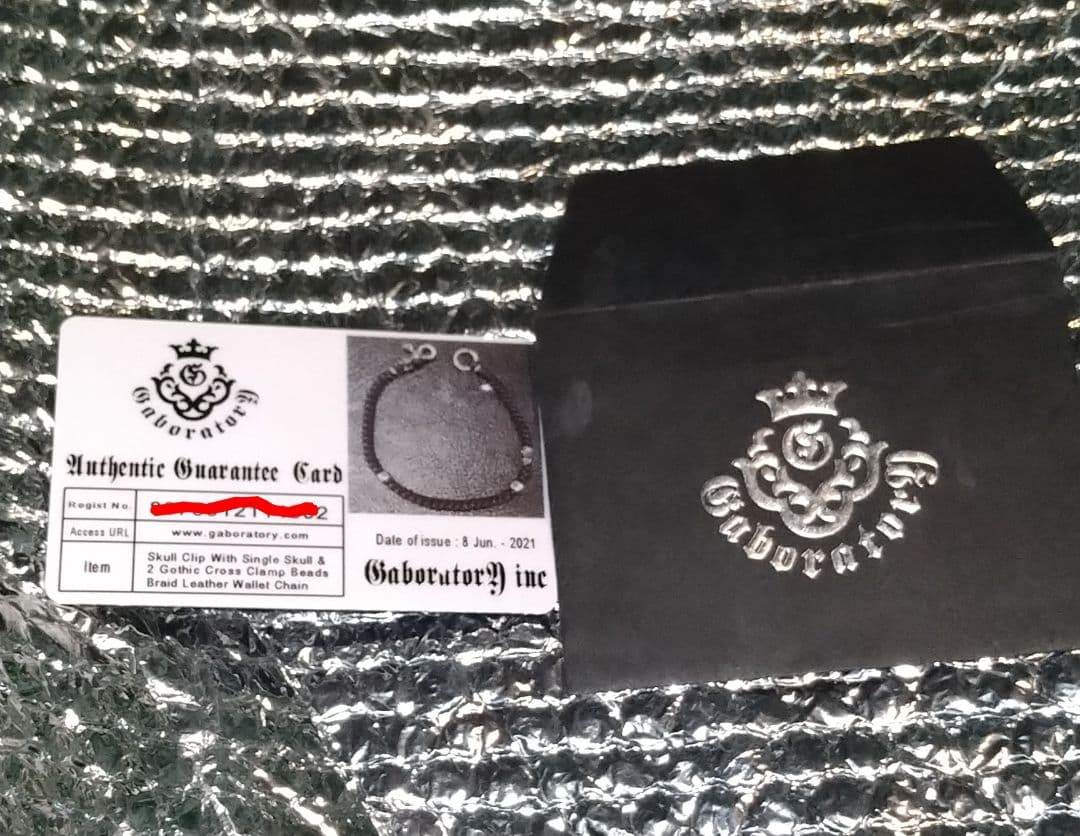 鉄馬　ガボラトリー　Gaboratory ブレイドレザーウォレットチェーン