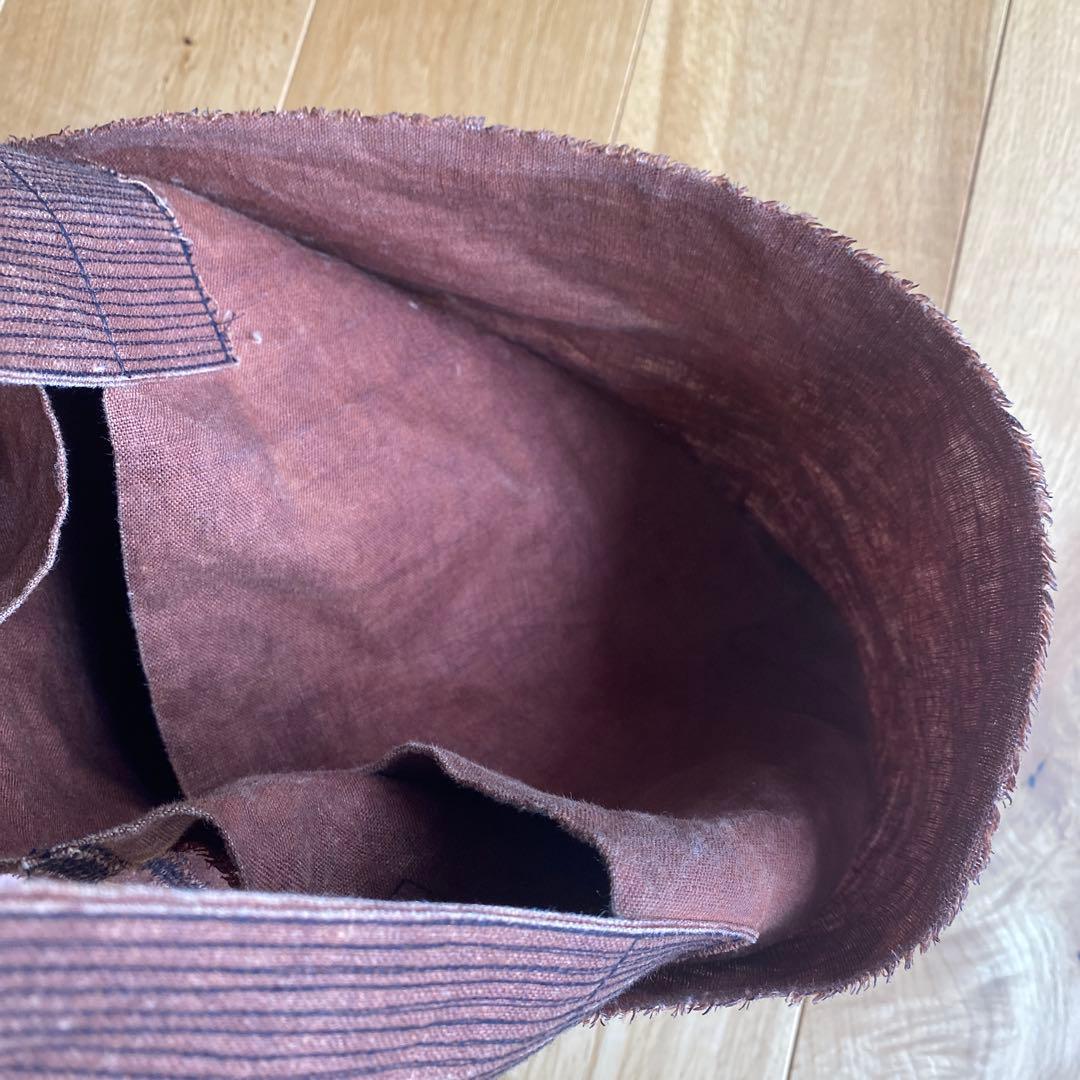 yurukuru 柿渋染め　バック　ブラウン