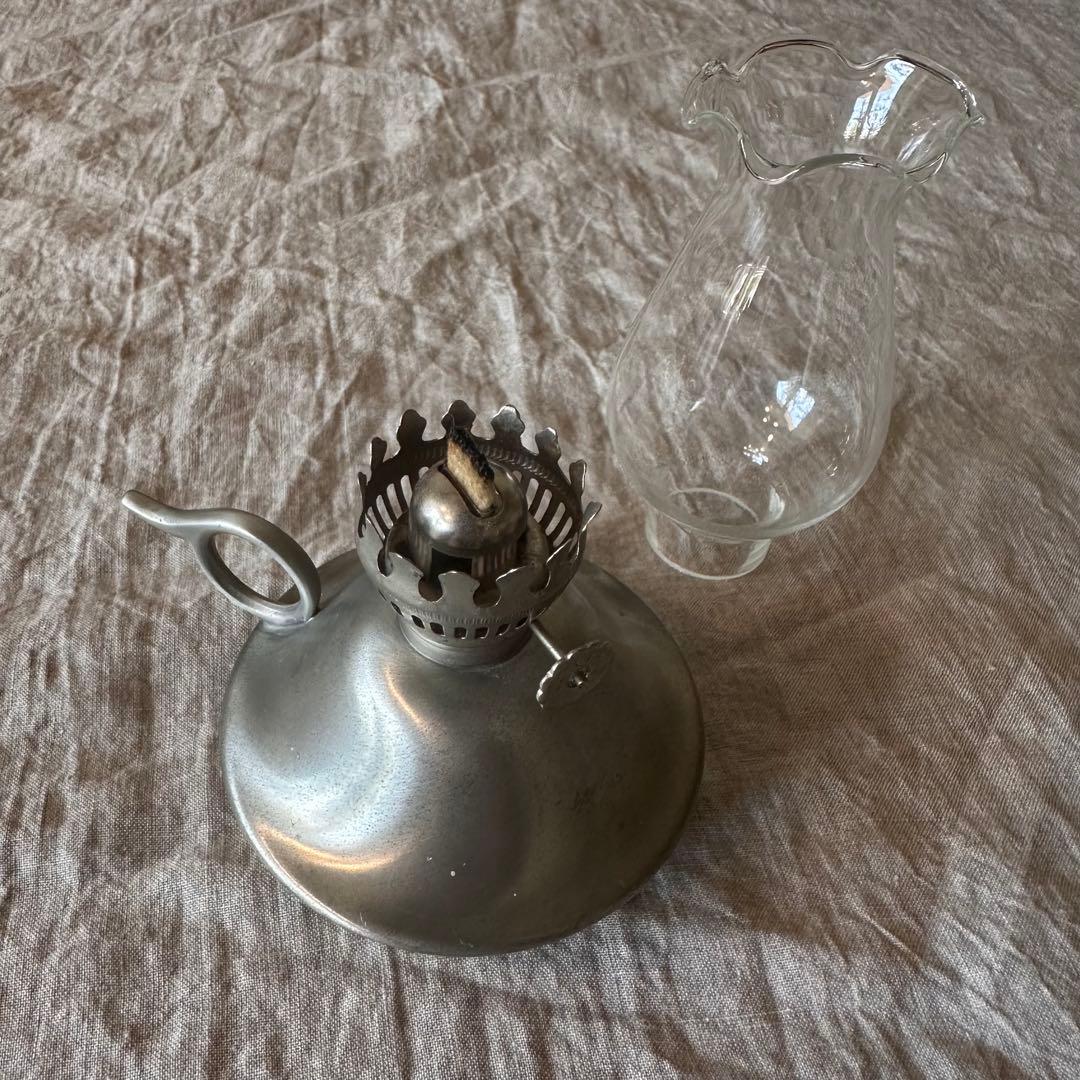 アンティーク/ ビンテージ / オイルランプ ランタン / キャンプ アウトドア