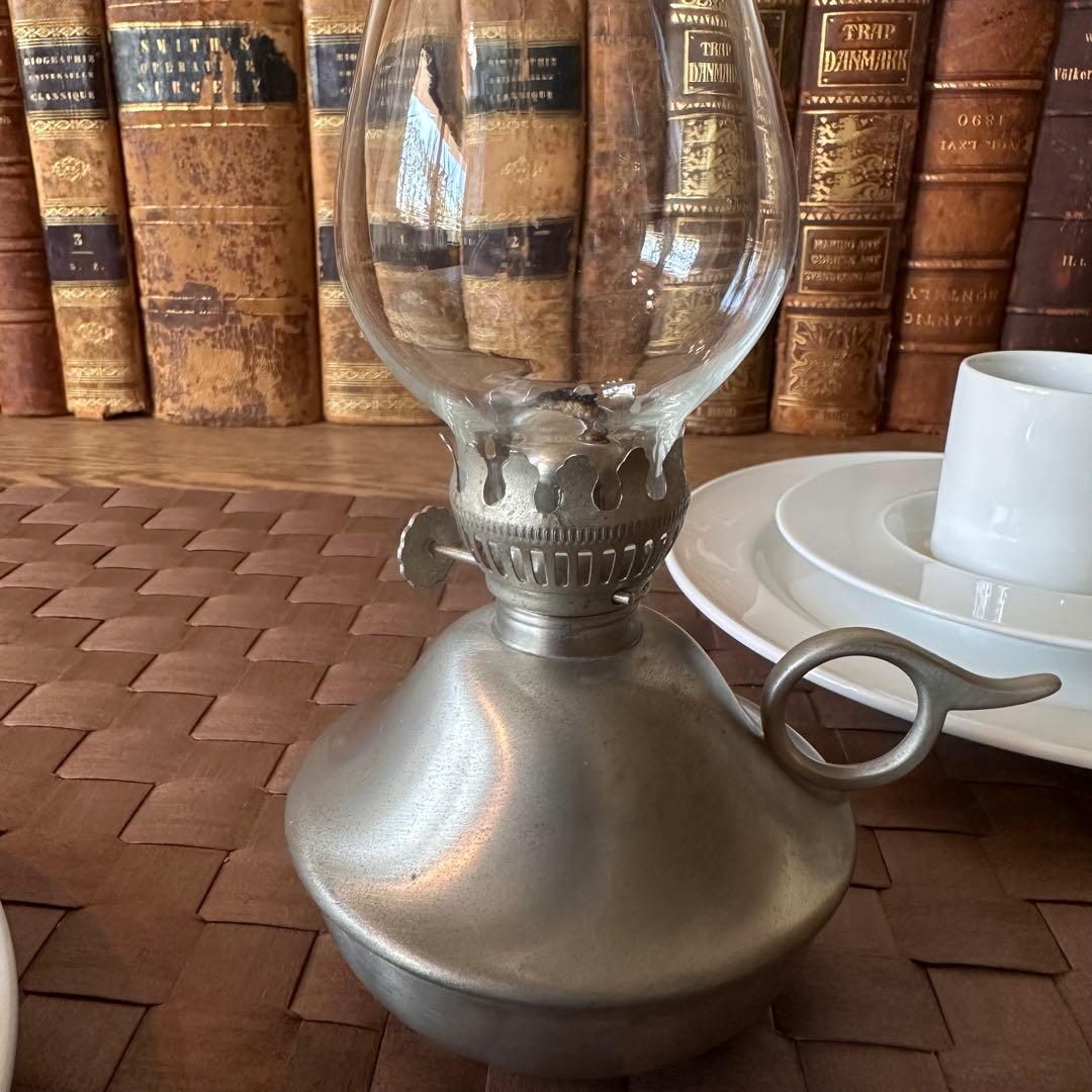 アンティーク/ ビンテージ / オイルランプ ランタン / キャンプ アウトドア