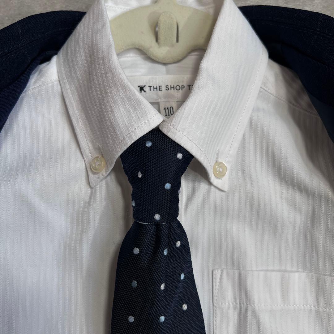 【極美品】ザショップTK タケオキクチ キッズスーツセットアップ 男の子 110