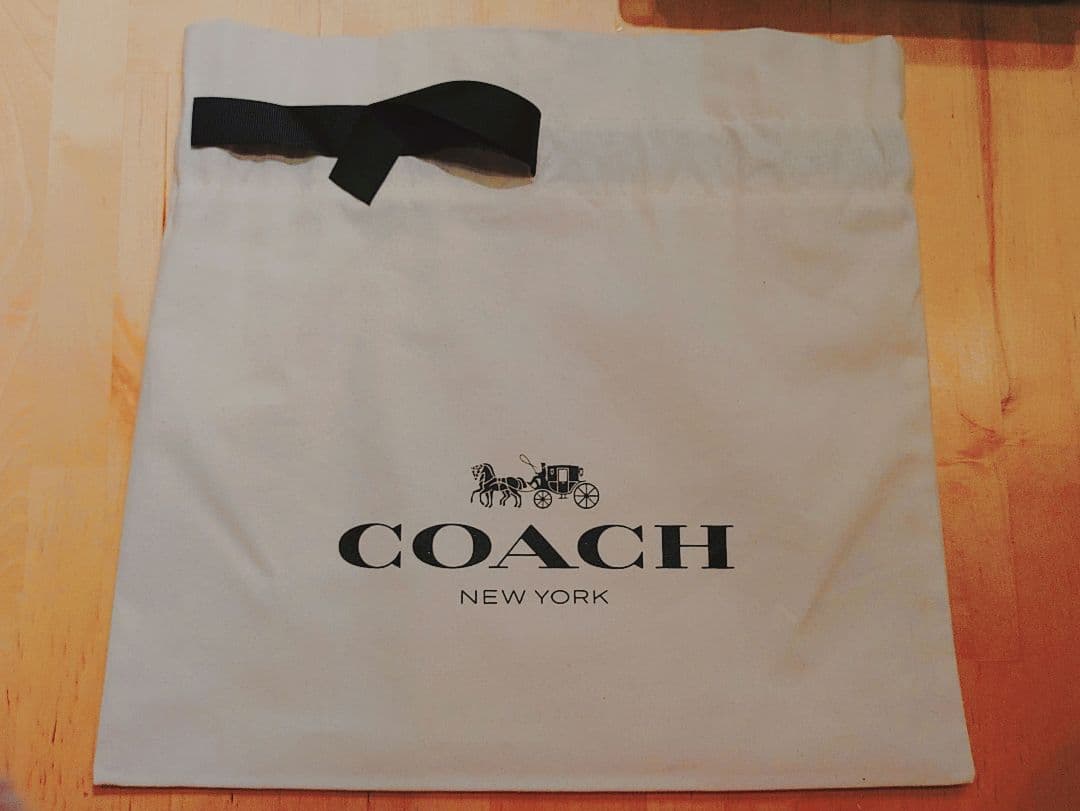 【新品・未使用】COACH ヒョウ柄 クラッチバッグ 保存袋付き