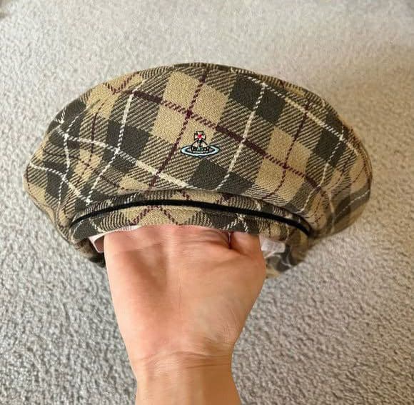 ヴィヴィアンウエストウッド　90sヴィンテージ！　ライセンス初期チェックベレー帽