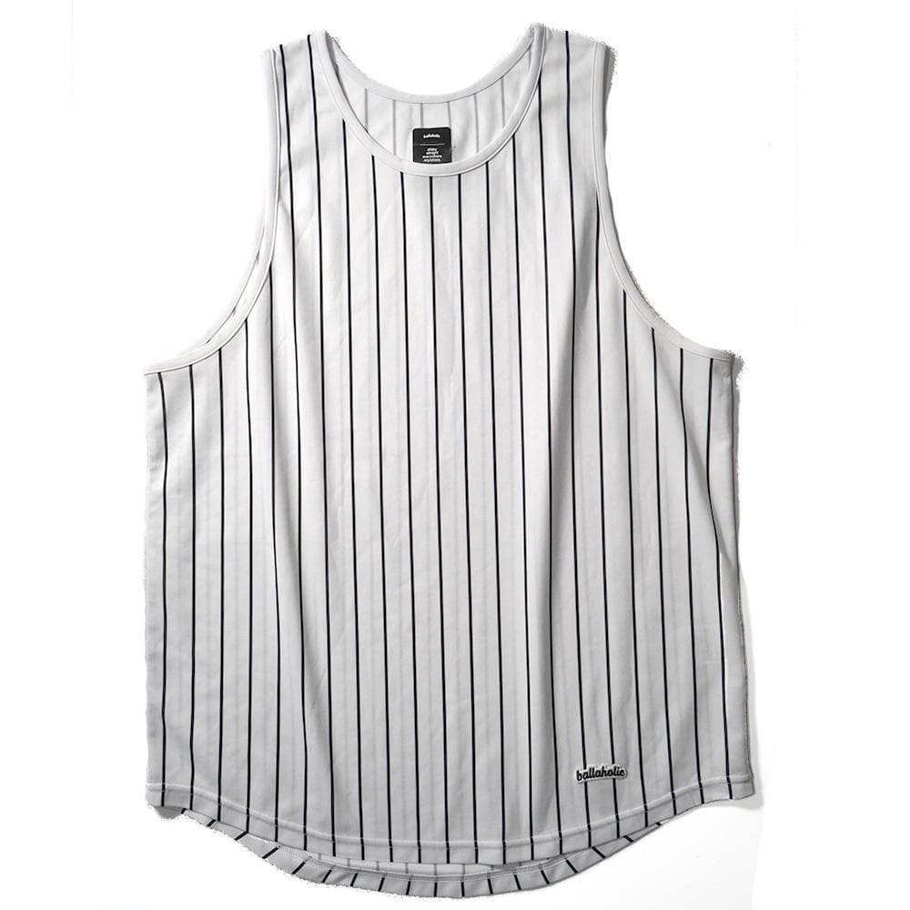 より ballaholic ボーラホリック タンクトップ 白 紺　XL