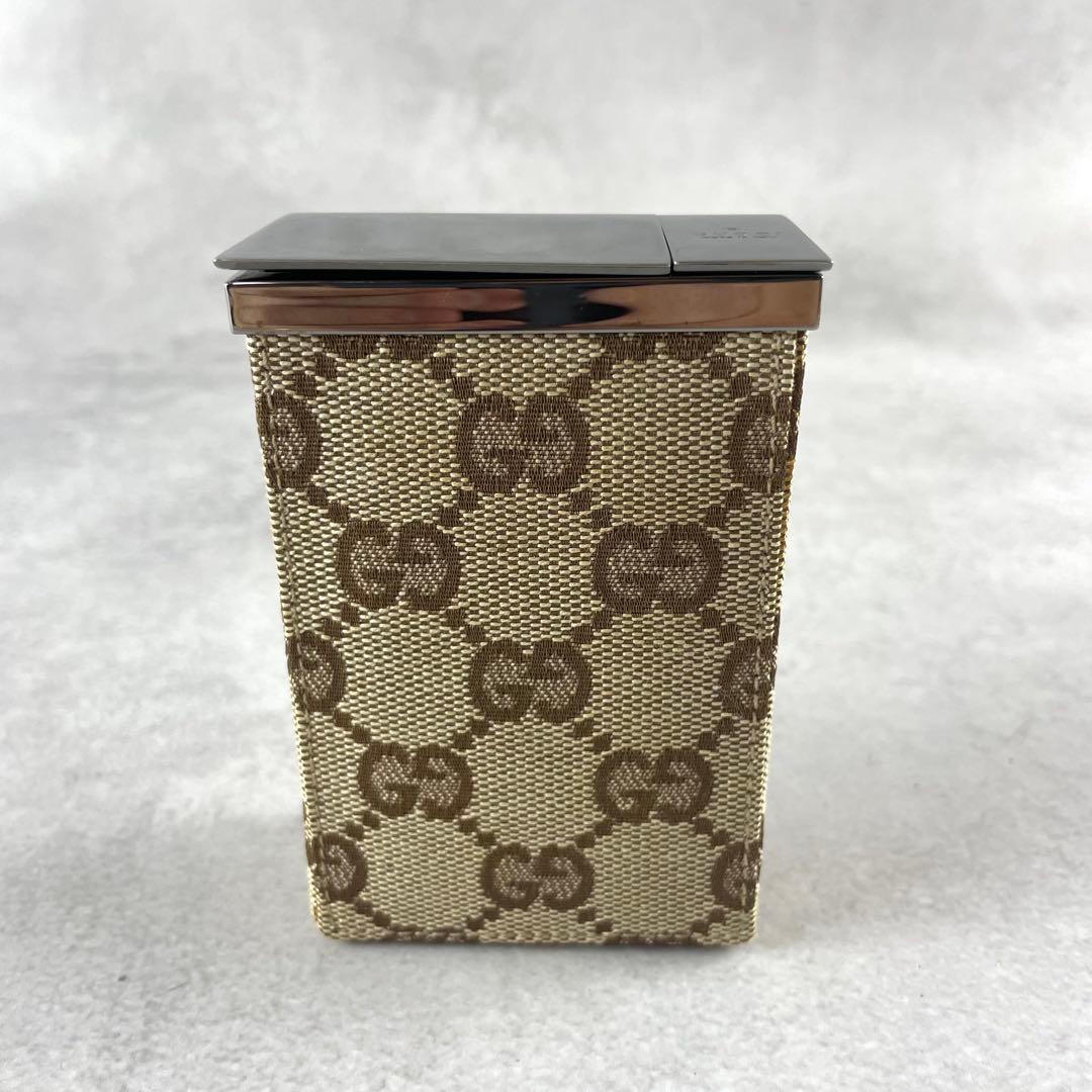 入手困難✨ グッチ GGキャンバス シガレットケース 廃盤 レア ブラウン