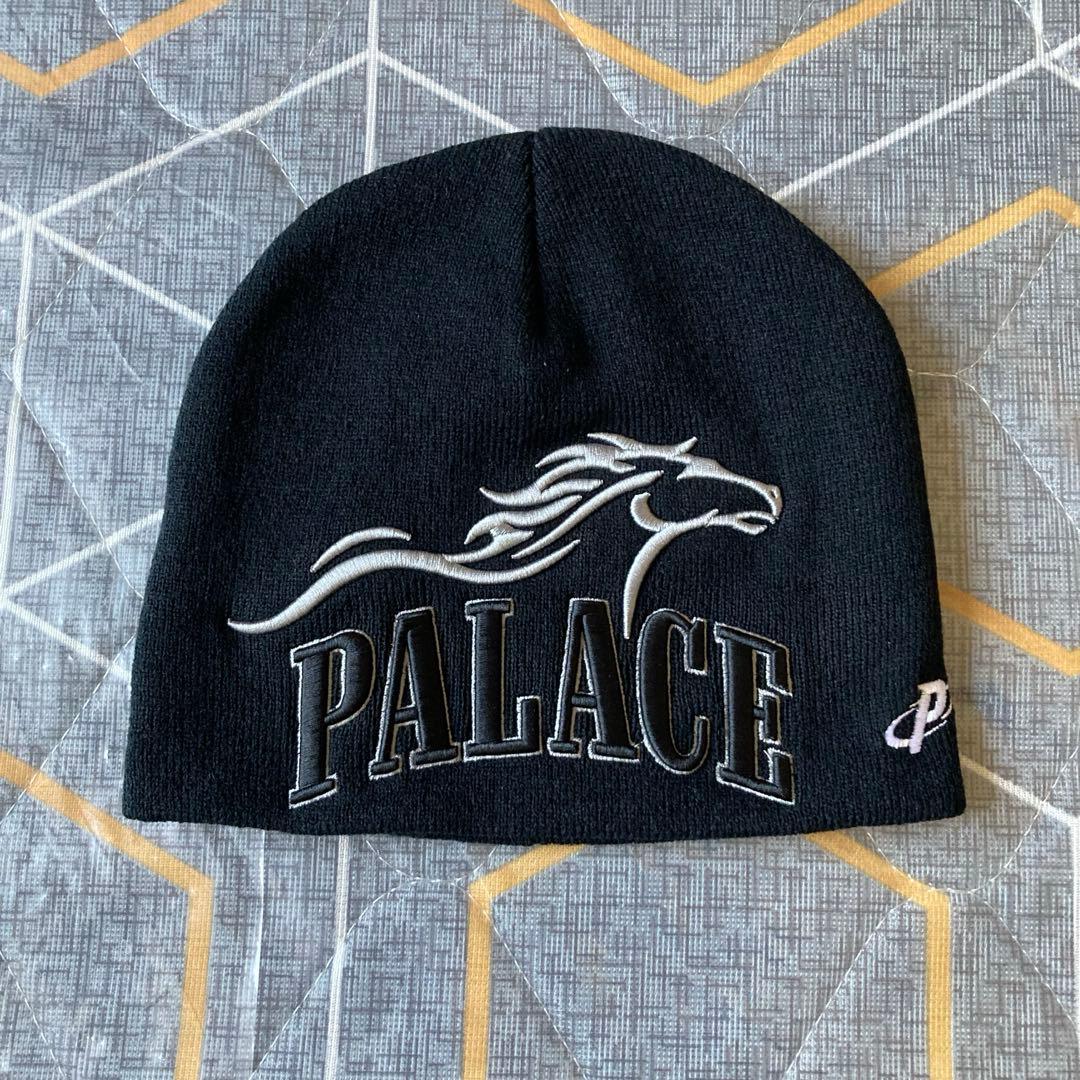 Palace ブラック ニット帽