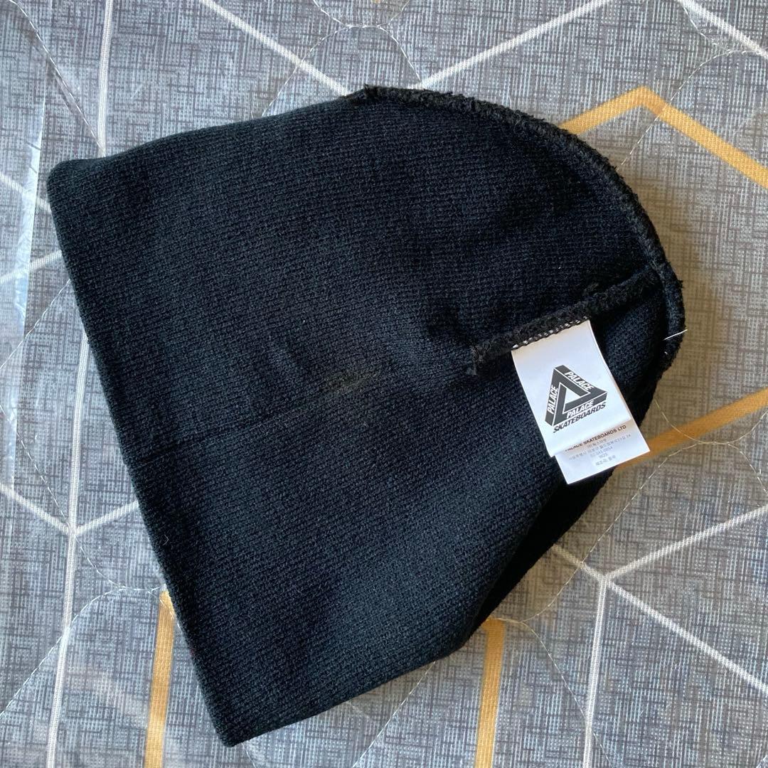 Palace ブラック ニット帽