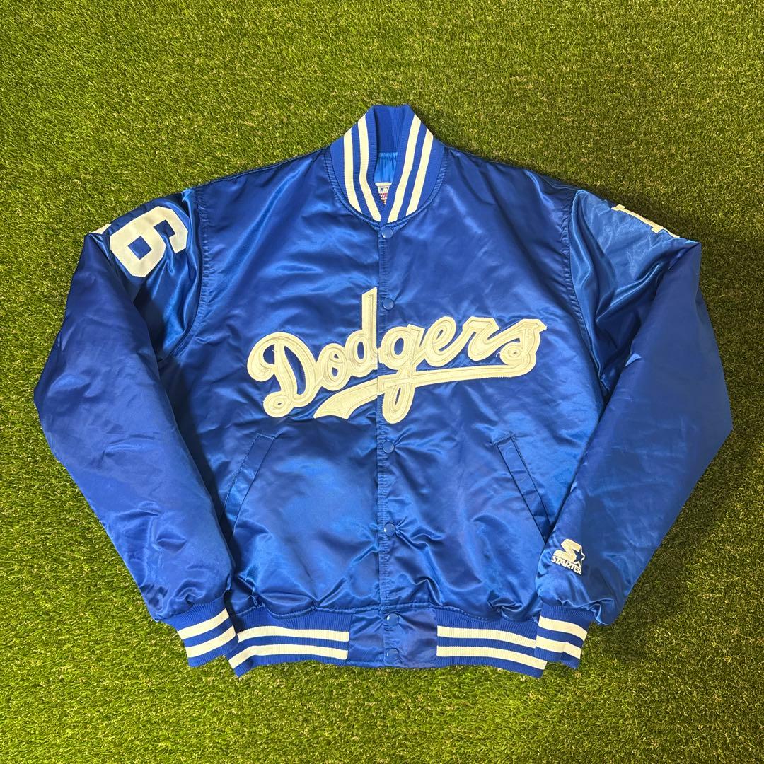 USA製 STARTER スターター 野茂英雄　ドジャース　ナイロン　スタジャン
