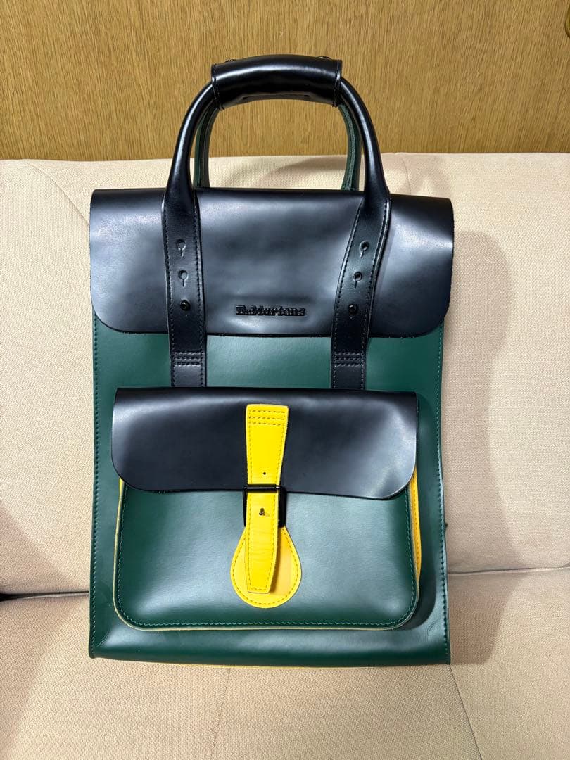 【美品】Dr.Martens 限定マルチカラーレザー バックパック リュック